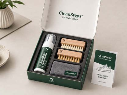 CleanSteps™ — Mousse Nettoyante Premium pour Chaussures