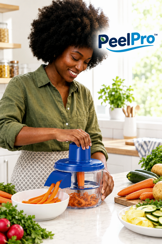 PeelPro™ — Éplucheur Électrique Sans Fil 4-en-1
